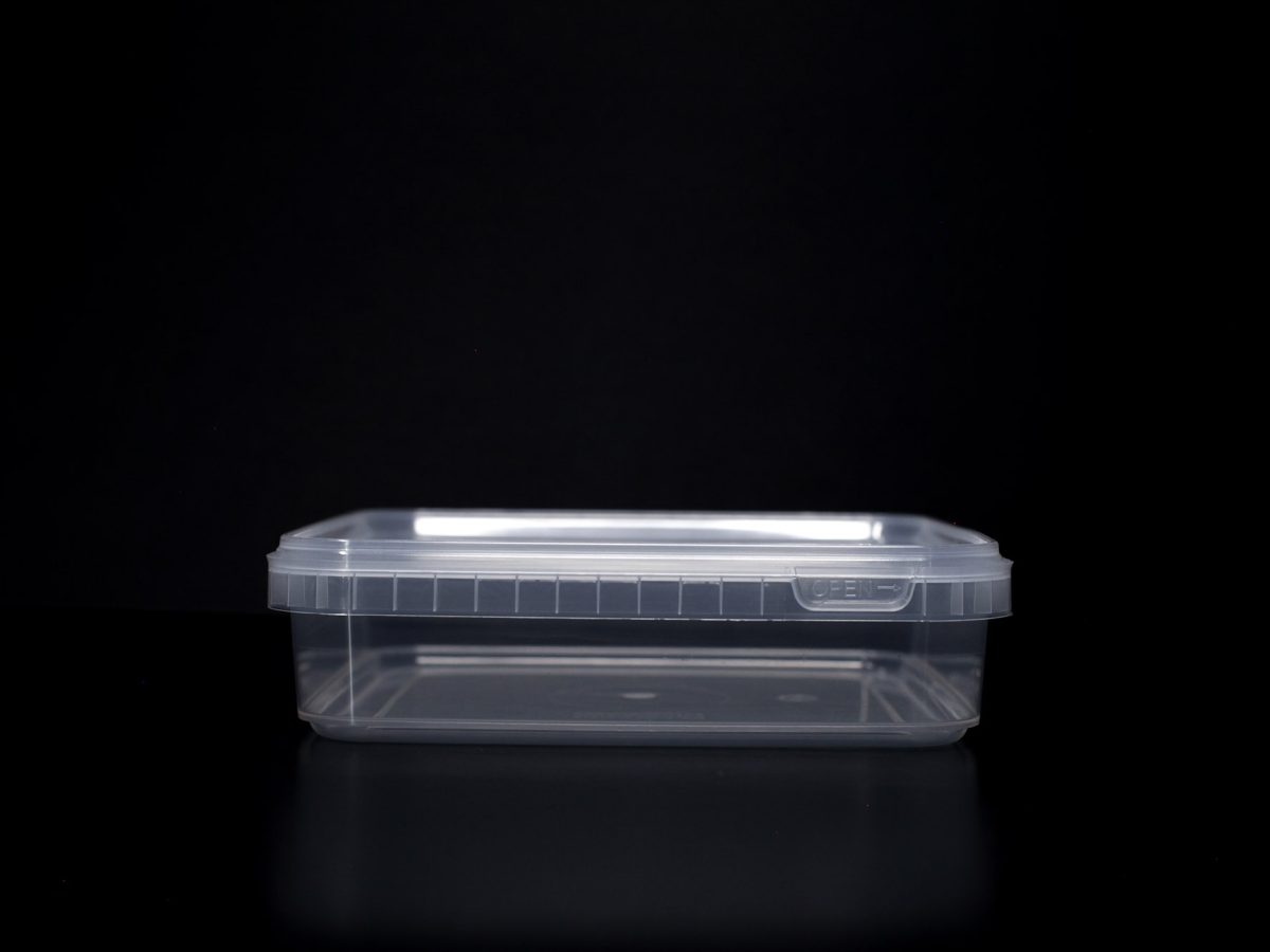 Rectangular Plastic Container - 500gm Dates Packaging Plastic
